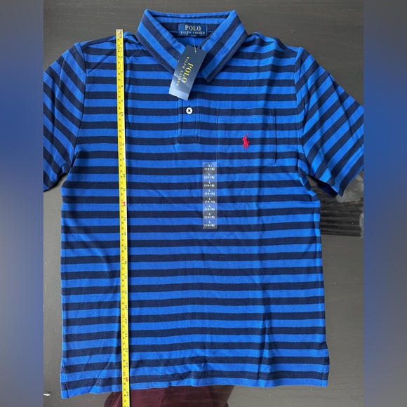 Two (2) Striped Polo by Ralph Lauren Boys polos - Picture 3 of 14